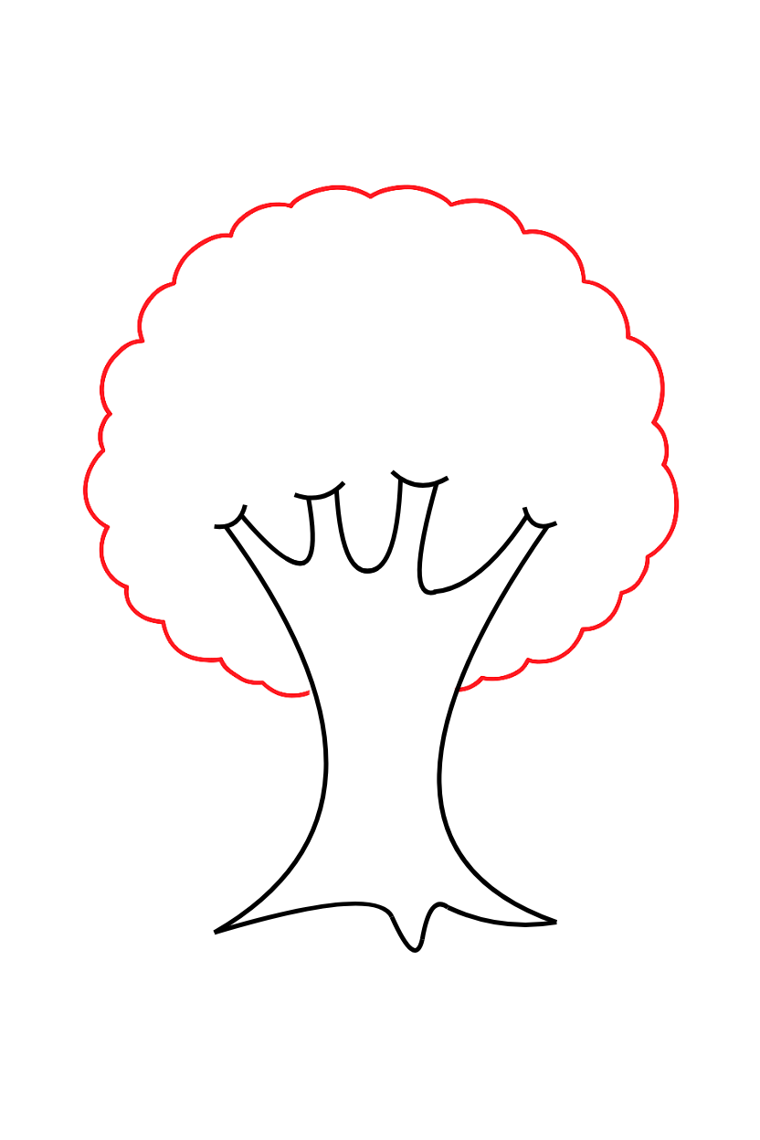 木 の 描き 方 (4)