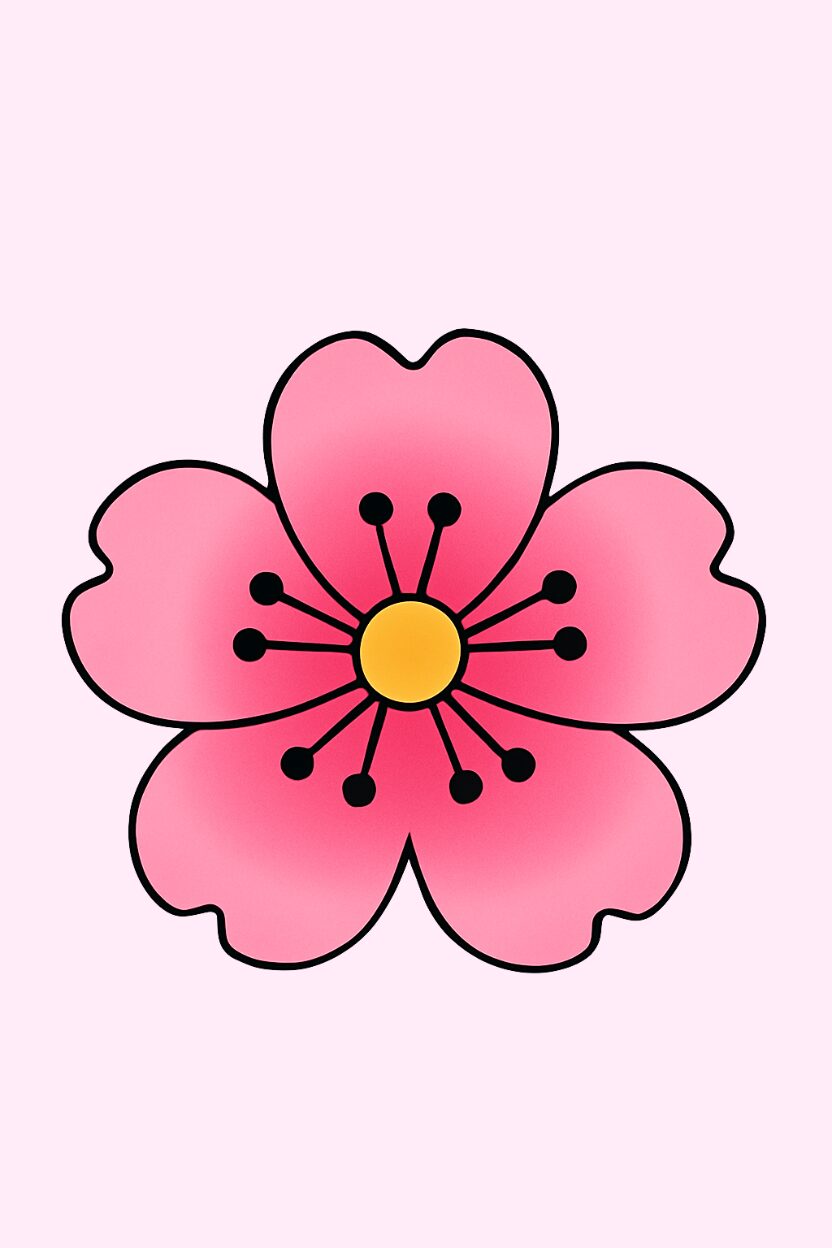 桜 描き 方 (1)