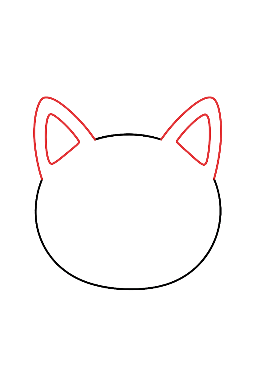 猫 描き 方 (3)