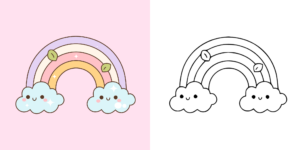 塗り絵 かわいい