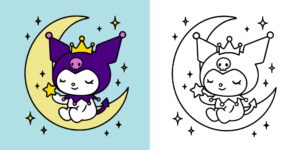 クロミちゃん 塗り絵
