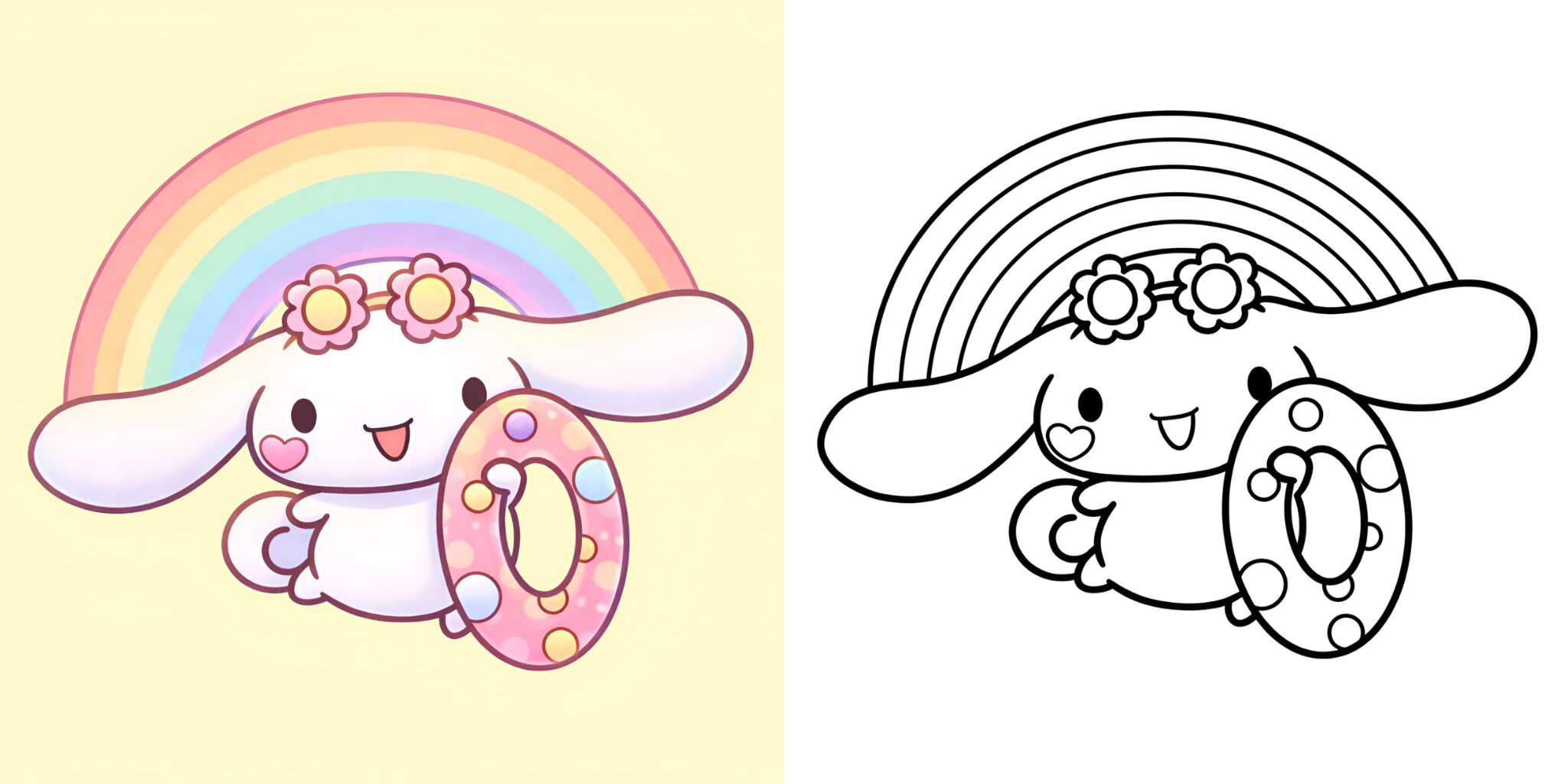 シナモン 塗り絵 季節ごとのテーマ ft