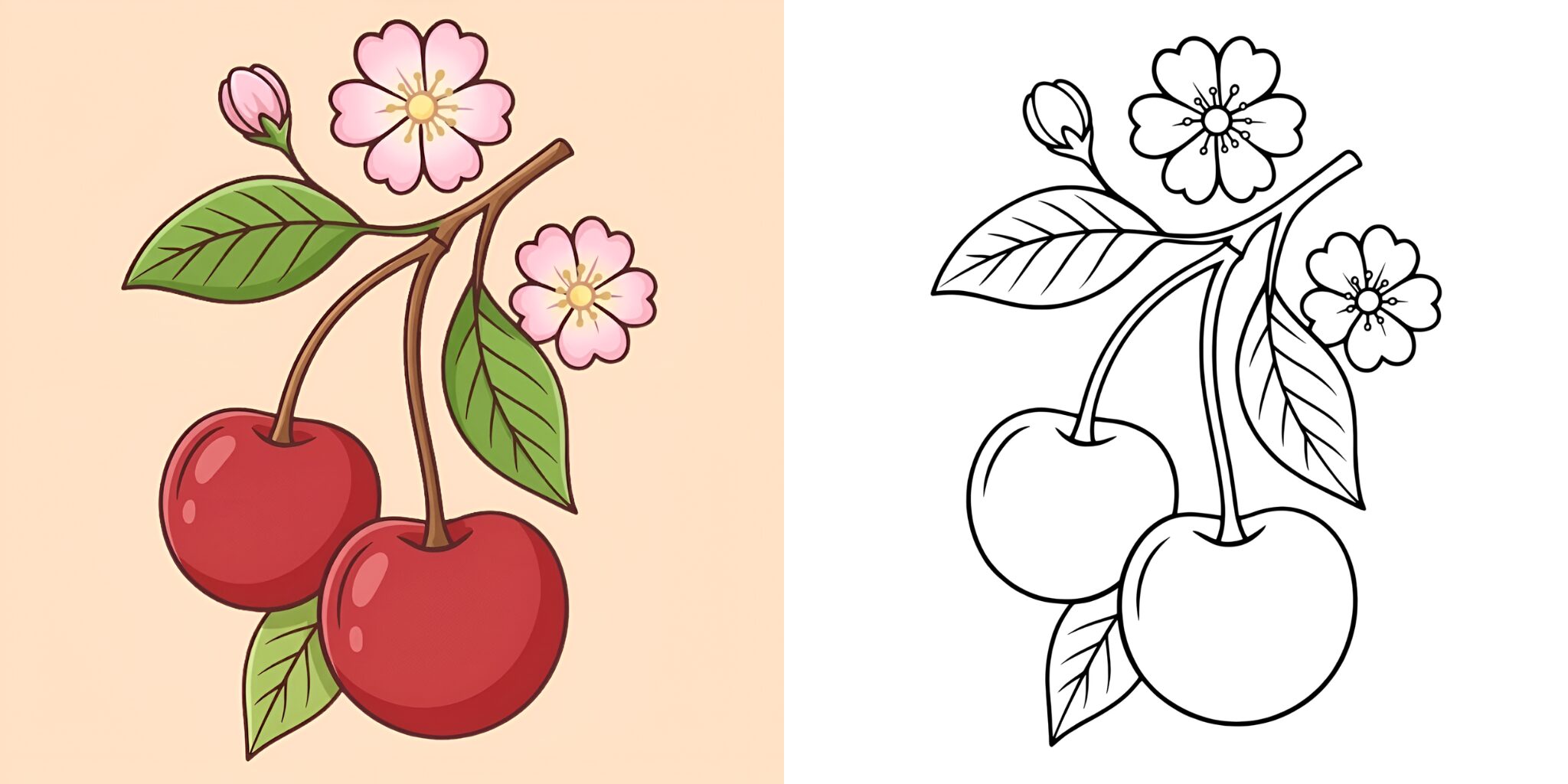 果物 塗り絵 子供用 ft